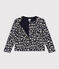 Vest in doorgestikte tubic met print voor meisjes blauw SMOKING/ AVALANCHE