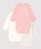 Lot de 3 bodies bébé en coton biologique variante 1