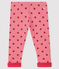 Pantalon à motif bébé fille rose CHEEK/rouge TERKUIT