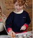 Sweatshirt bedrukt in fleece voor jongens en meisjes