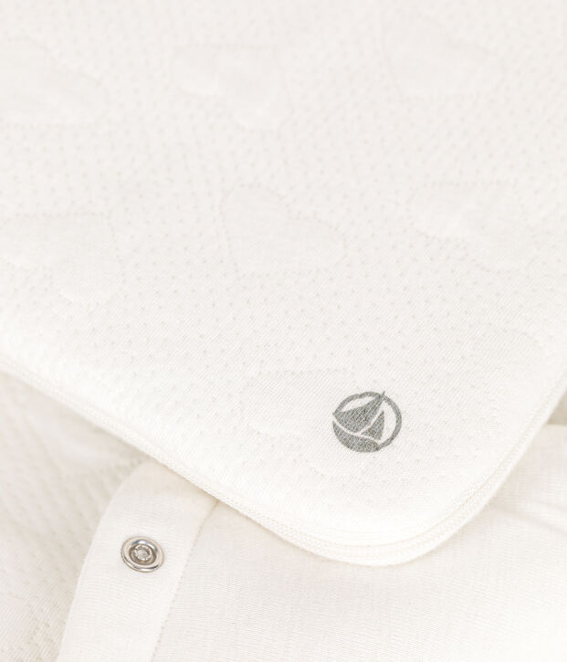Nid d'ange en tubique b&eacute;b&eacute; blanc