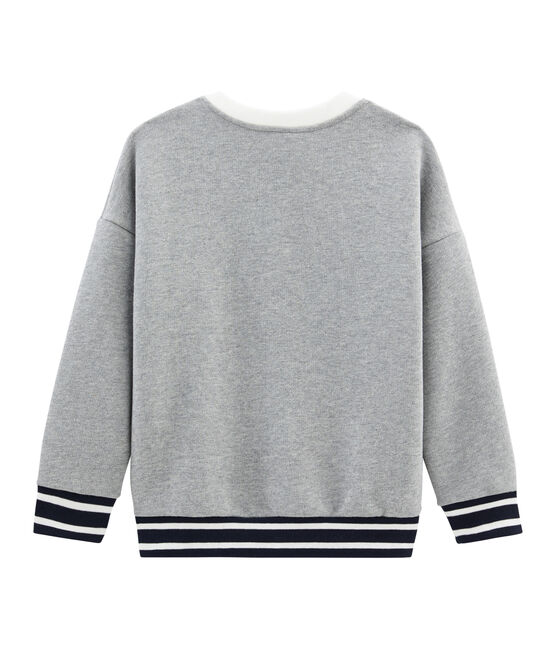 Sweatshirt jongens grijs SUBWAY CHINE