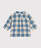 Chemise en flanelle bébé bleu BEACH/ AVALANCHE