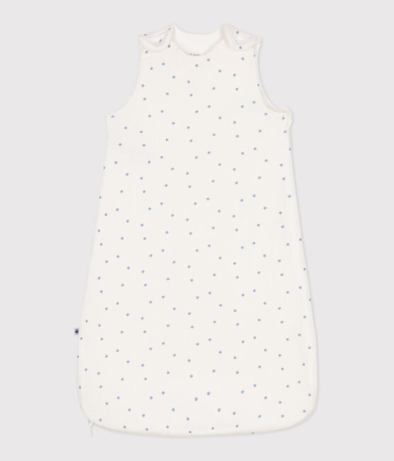 Gigoteuse bébé en coton imprimé TOG 1.5 blanc MARSHMALLOW/bleu ALASKA