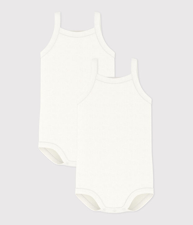 2-pack babybody met schouderbandjes voor meisjes multicouleur