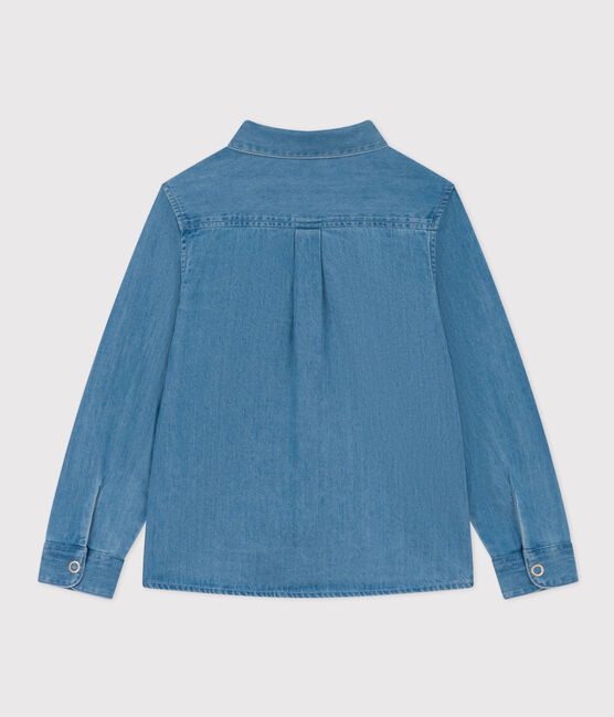 Chemise en denim léger enfant garçon bleu DENIM CLAIR