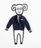 Teddy enfant garçon Jean Jullien bleu SMOKING