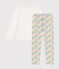 Pyjama en coton enfant blanc MARSHMALLOW/blanc MULTICO