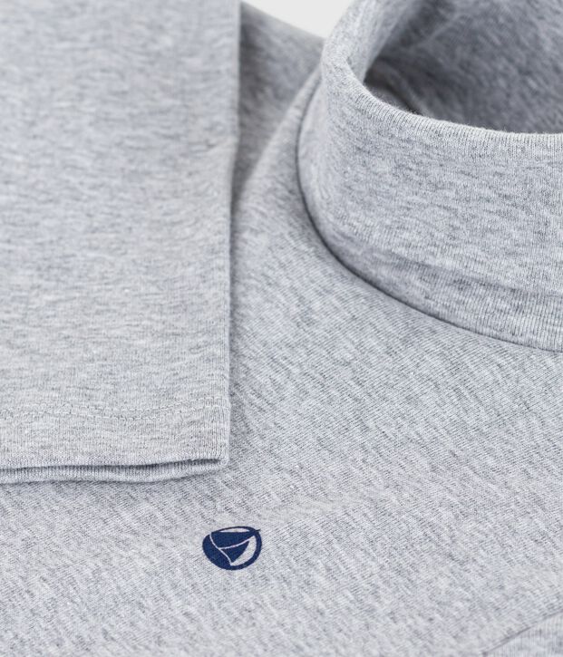 Effen katoenen coltruitje voor kinderen FUMEE CHINE