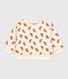 Sweatshirt bébé imprimé hiboux en coton