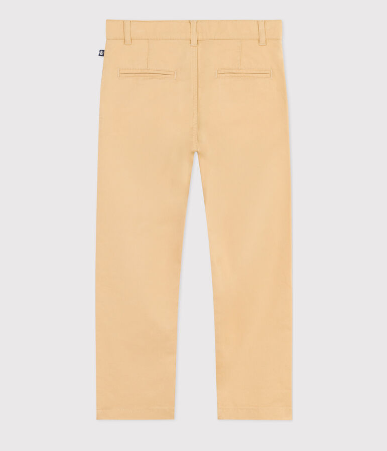 Chino voor jongens beige