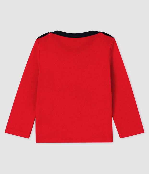Tee-shirt b&eacute;b&eacute; gar&ccedil;on rouge