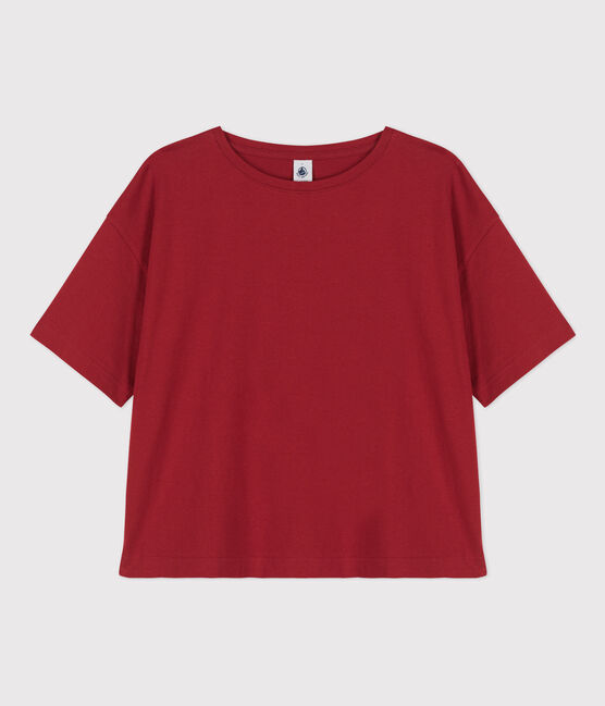 T-shirt voor dames, De Boxy, in katoen STOP