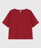 T-shirt voor dames, De Boxy, in katoen STOP