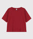 T-shirt voor dames, De Boxy, in katoen