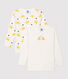 Set van 2 katoenen jongens t-shirts met lange mouwen en ridderprint