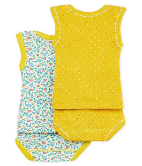 Duo de bodies-culottes 2 en 1 bébé fille variante 1