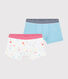 Set van 2 meerkleurige boxershorts van biologisch katoen voor kleine jongetjes