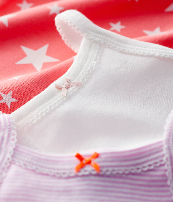 Set van 3 rompertjes met bandjes voor baby meisjes variante 1