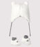 Lot bonnet naissance et chaussons bébé en sherpa variante 1