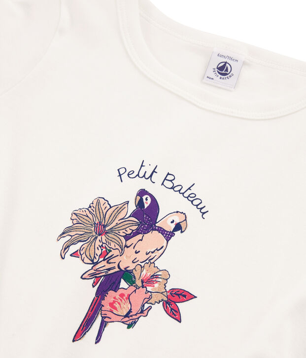 T-shirt meisjes wit