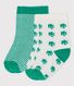Lot de 2 paires chaussettes bébé