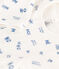Bodyjama Heho bébé en tubique blanc MARSHMALLOW/ CREPUSCULE