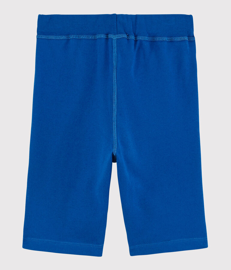 Bermuda en jersey enfant gar&ccedil;on bleu SURF