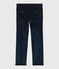 Fluwelen broek kinderen jongens blauw SMOKING