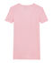 T-shirt femme col V en côte originale rose BABYLONE