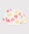 Katoenen sweatshirt met hartjesprint voor baby's wit/multicouleur