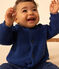 Katoenen gebreide babycardigan blauw INCOGNITO