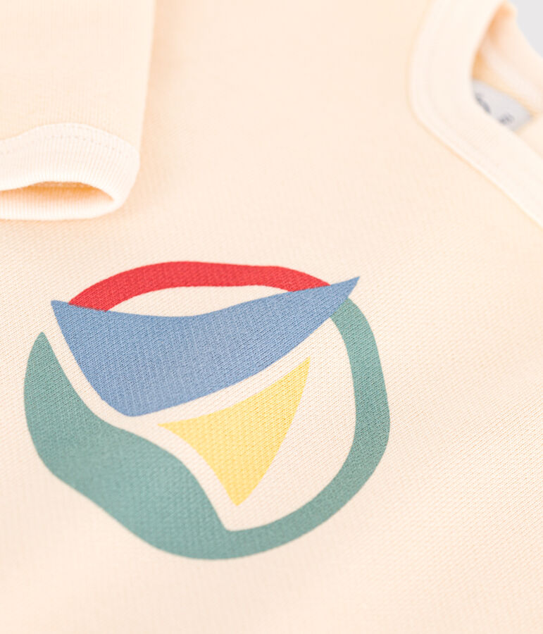 Sweatshirt en molleton b&eacute;b&eacute; &eacute;cru AVALANCHE