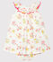 Jurk en bloomer met print babymeisje wit MARSHMALLOW/wit MULTICO