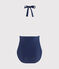 Maillot de bain 1 pièce écoresponsable femme bleu SMOKING
