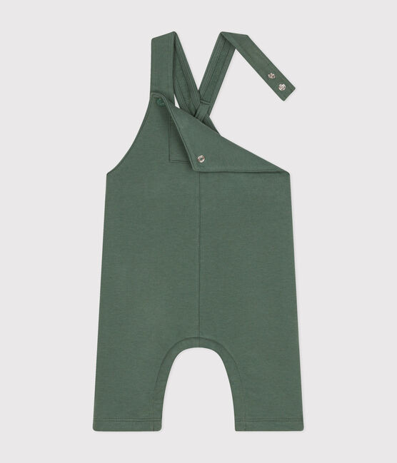 Lange salopette van fleece voor baby's groen CROCO