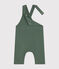 Lange salopette van fleece voor baby's groen CROCO