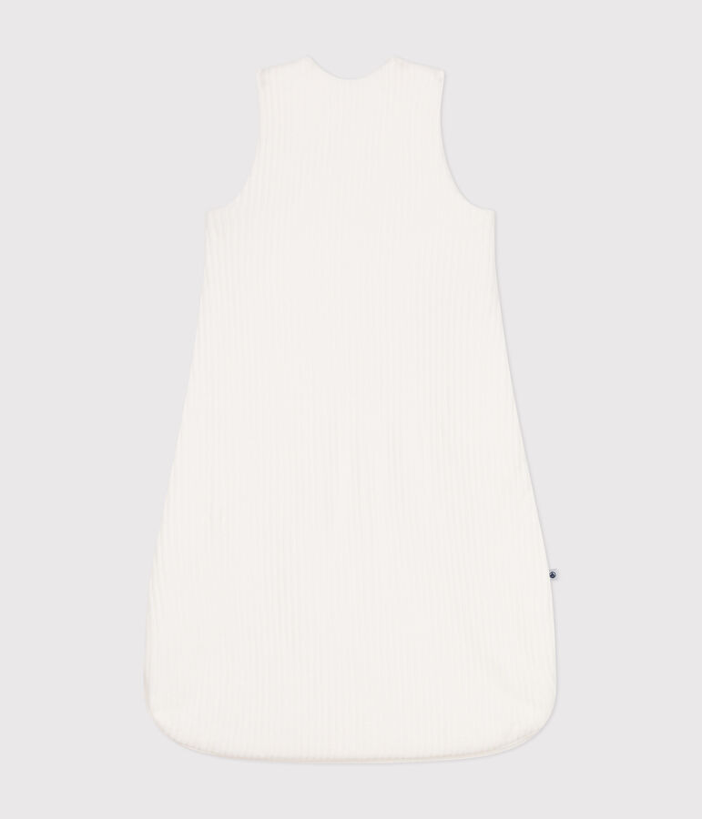 Fluwelen trappelzakje voor baby's - TOG 3 wit MARSHMALLOW