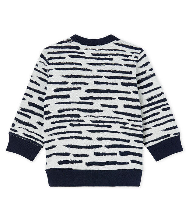 Sweatshirt b&eacute;b&eacute; mixte Jean Jullien blanc/DASH CN