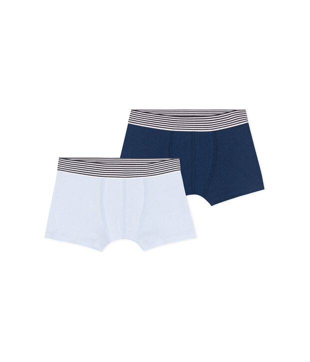 Lot de 2 boxers en coton multicouleur