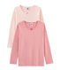Set T-shirts lange mouwen meisjes