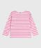 Katoenen marinetruitje voor kinderen roze BOUDOIR/ MILK
