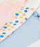 Lot de 3 bodies fleuris bretelles bébé en coton variante 1