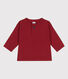 T-shirt met lange mouwen voor baby's van katoen