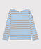 Katoenen marinetrui Dames wit MARSHMALLOW/ SMOKING/ RUISSEAU