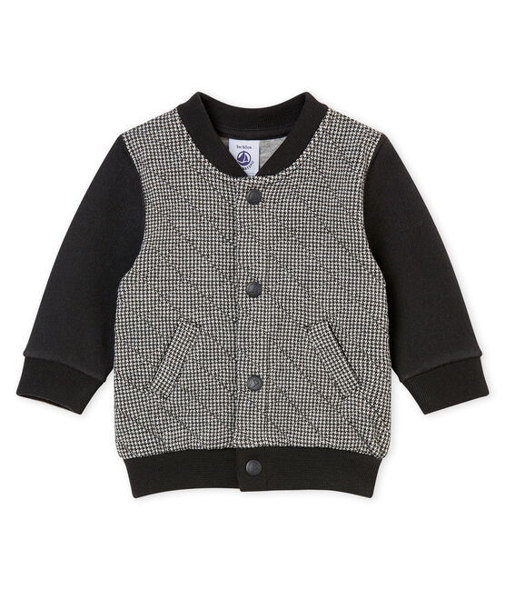 Vest in tubic met pied-de-poule voor babyjongens grijs CAPECOD/wit MARSHMALLOW