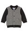 Vest in tubic met pied-de-poule voor babyjongens grijs CAPECOD/wit MARSHMALLOW