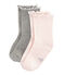 Lot de 2 paires de chaussettes enfant fille variante 2