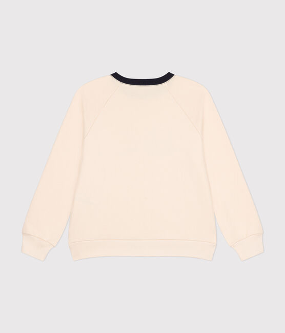 Sweatshirt van fleece voor dames ecru AVALANCHE
