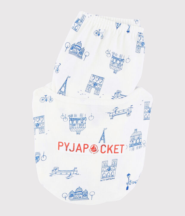 Set van meisjespyjama's van ribstof multicouleur